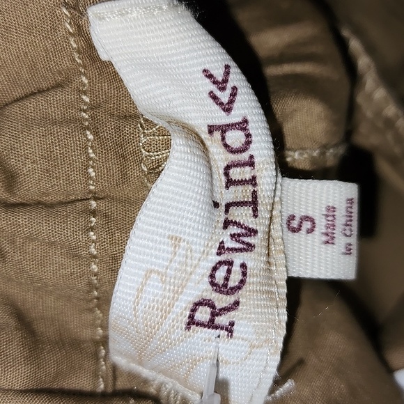 Rewind Wide Leg Tie Waist Pants Brown Size Small - Picture 6 of 8